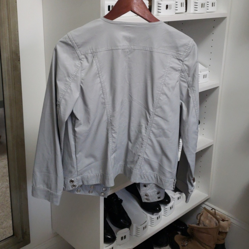 Lightweight leather like jacket - Picture 2 of 2